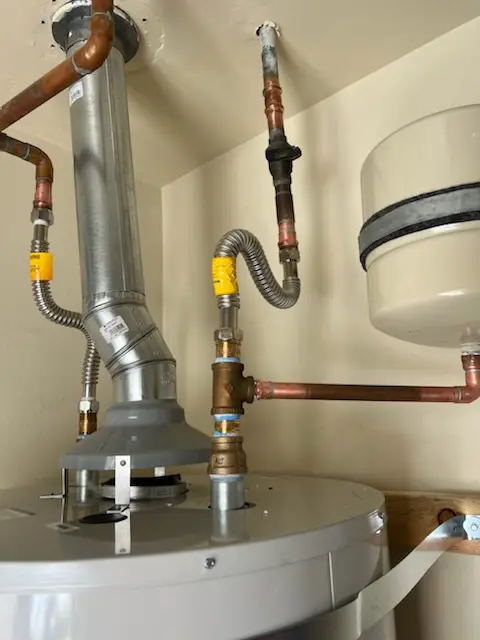 Water heater installation and plumbing repair in Black Jack